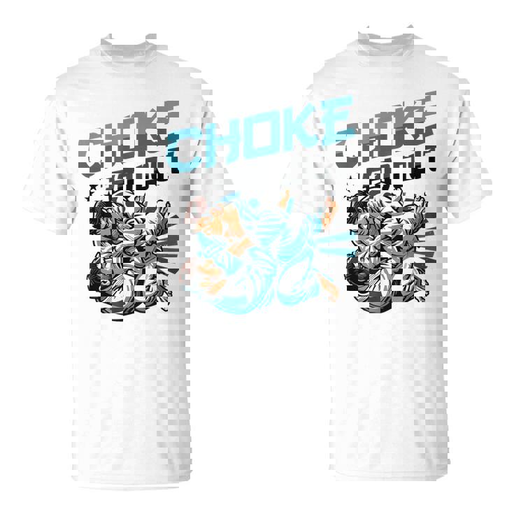 柔術 チョーク エムアウト 格闘技 柔術 Tシャツ