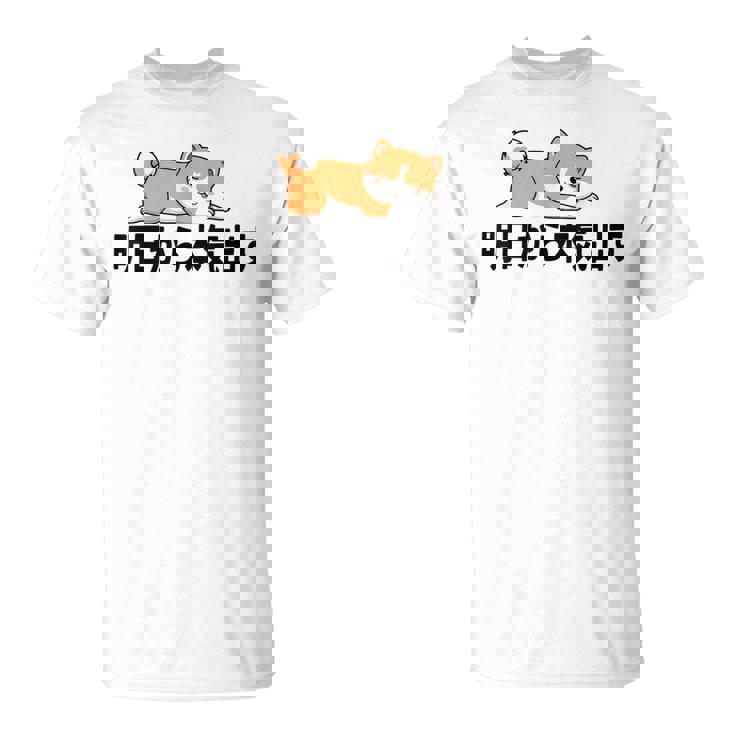 柴犬ファンにおすすめ！明日から頑張るデザイン Tシャツ