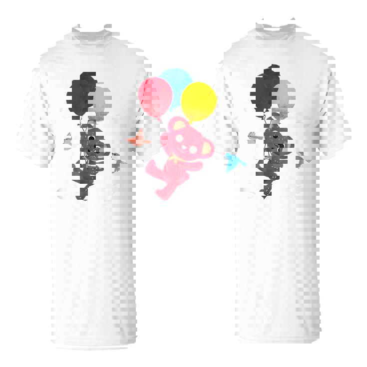 森のぬいぐるみラズ ぷかぷか風船 Tシャツ