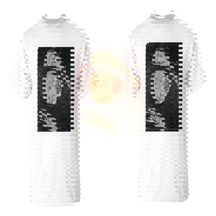 死んだ母 エゴン・シーレ作 1910 長袖tシャツ Tシャツ