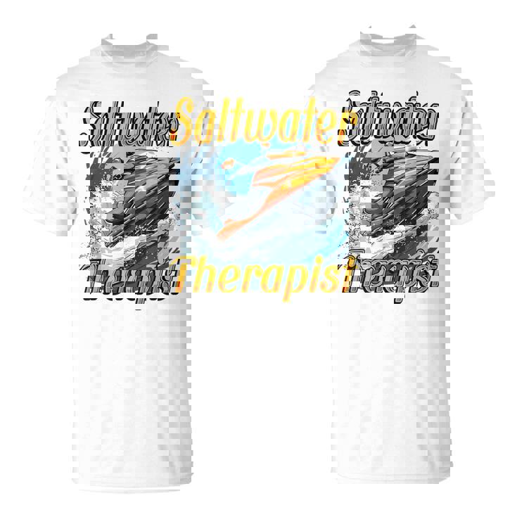 海水療法士ジェットスキー愛好家 Tシャツ