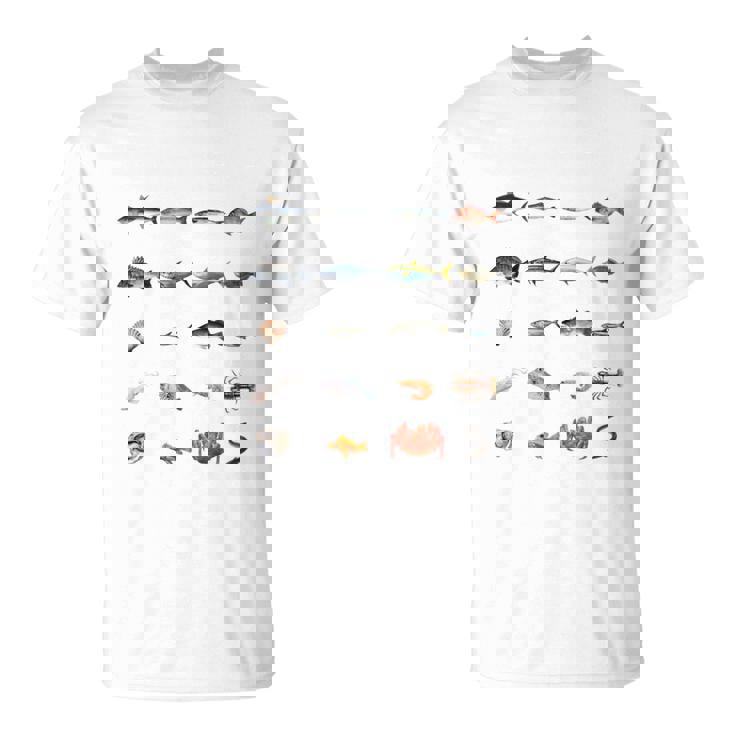 海鮮 ネタ 面白いtシャツ おもしろ 食べ物 文字入り メンズ 面白い 服 オリジナル グッズ 文字tシャツ プレゼント 長袖tシャツ Tシャツ