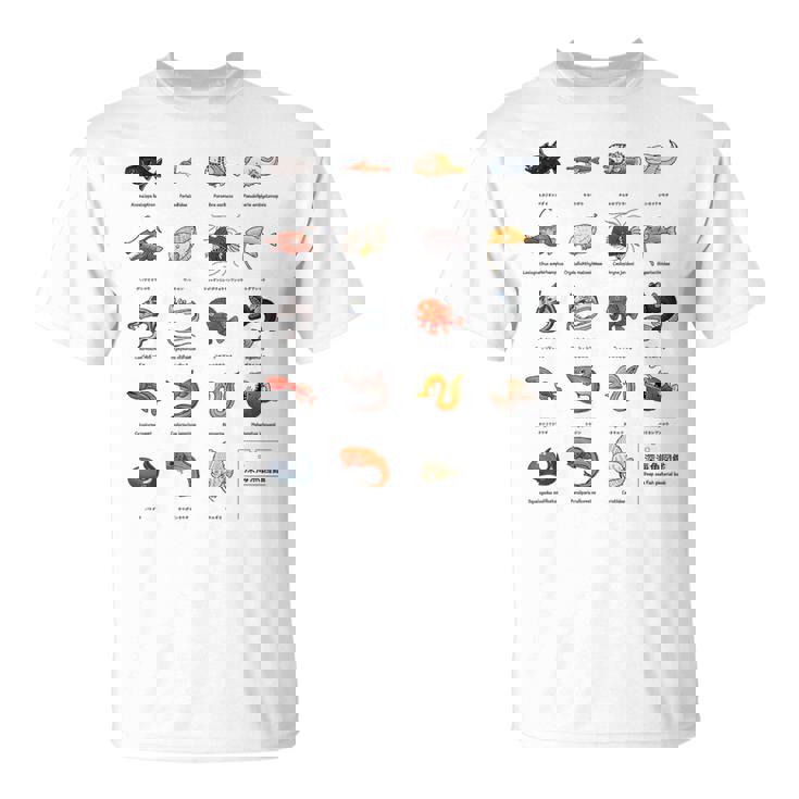 深海魚図鑑4 Tシャツ