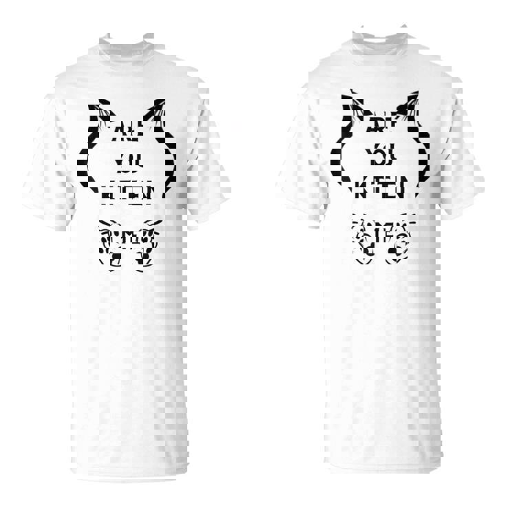 猫好きかい？子猫かっこいいかっこいい Tシャツ