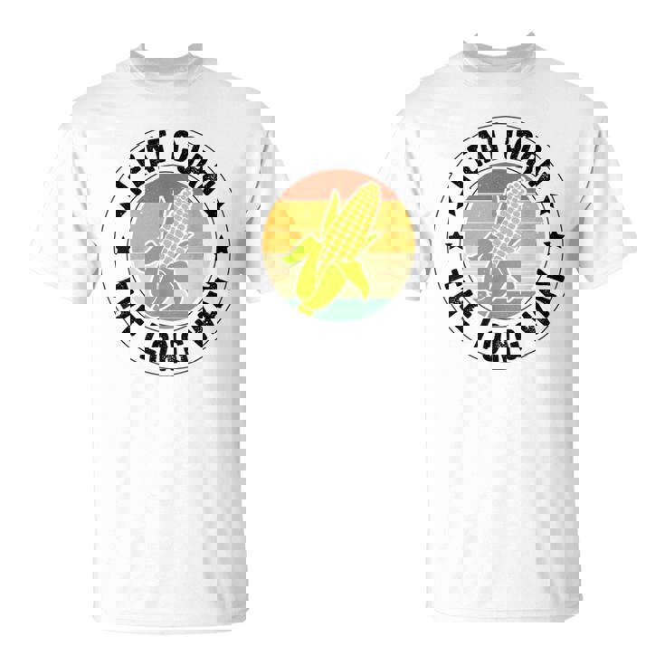 私はトウモロコシを食べます Tシャツ