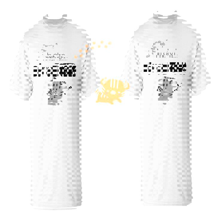 私は虎だ！ロア！ Tシャツ