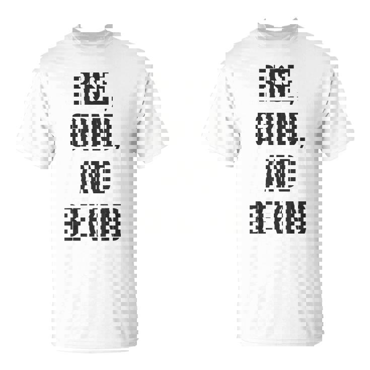 立ち上がって、頑張って、優しくして、ジム、ハッスル、成功、モチベーション Tシャツ