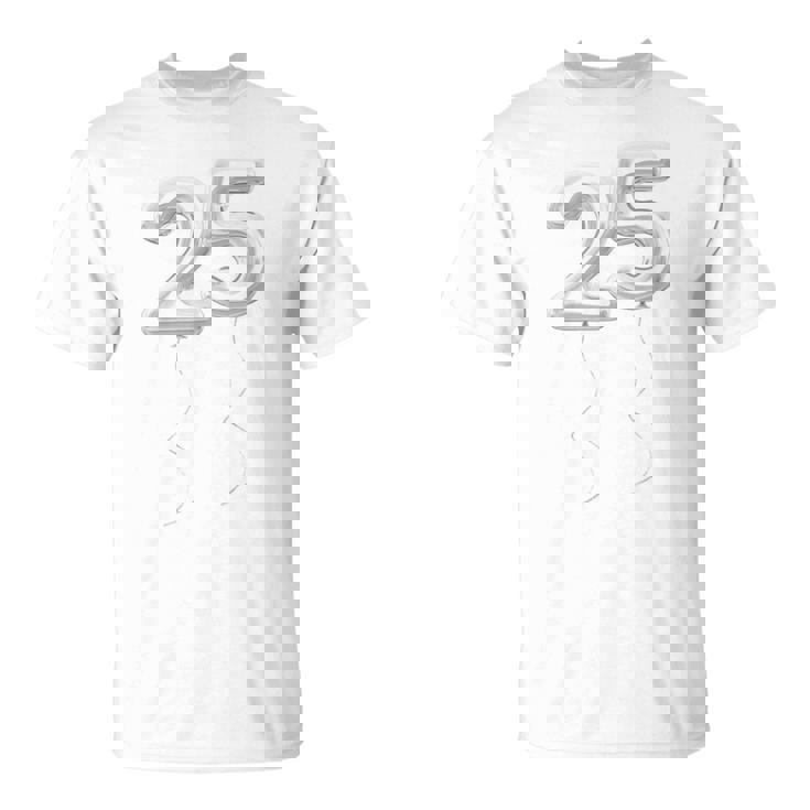 結婚25周年記念バルーン No Tシャツ