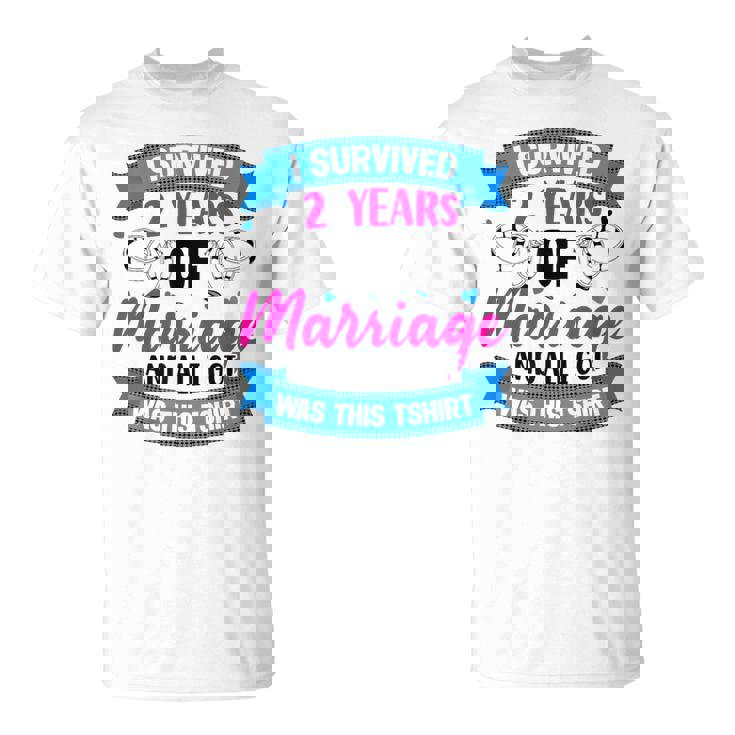 結婚2年 結婚2周年 Tシャツ