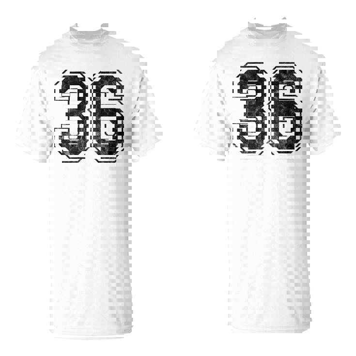 背中に36番。 Tシャツ