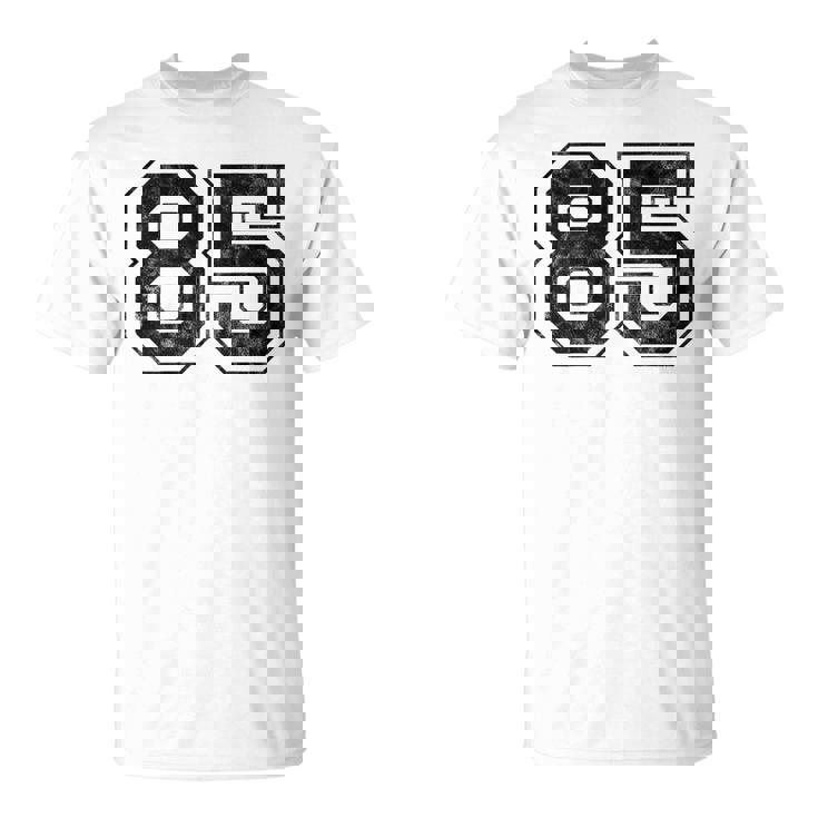 背中に85番 Tシャツ