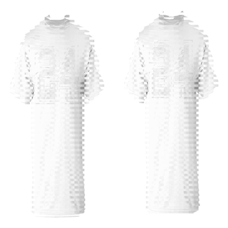 背面に24番。 Tシャツ