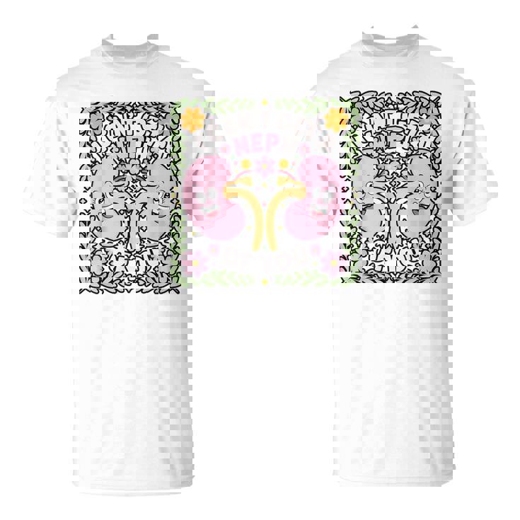 腎臓 看護師 医学 腎臓 看護 登録看護師 Tシャツ