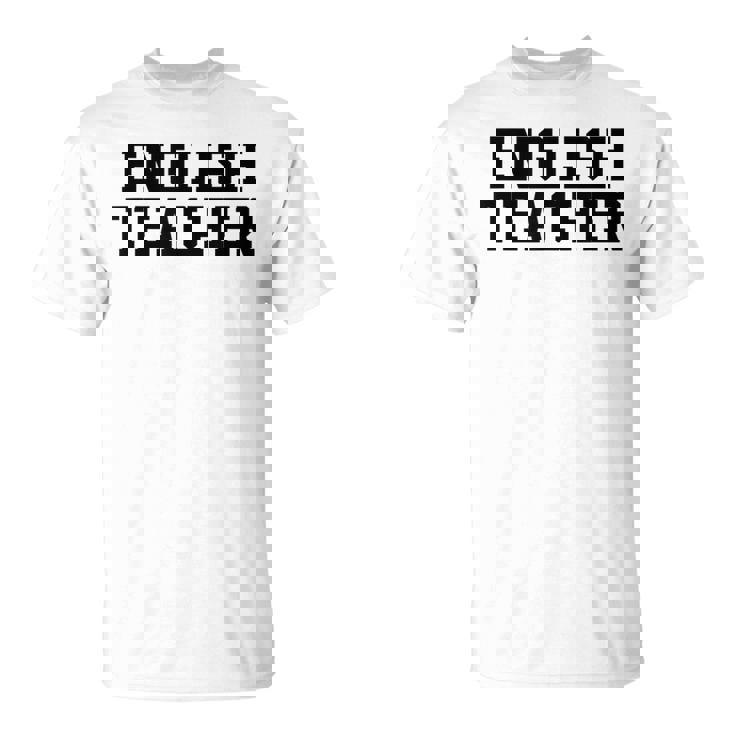 英語教師 かわいい教師の学校服 Tシャツ