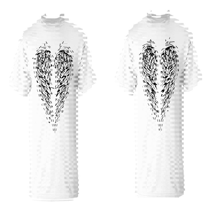裏側の天使の羽 Tシャツ
