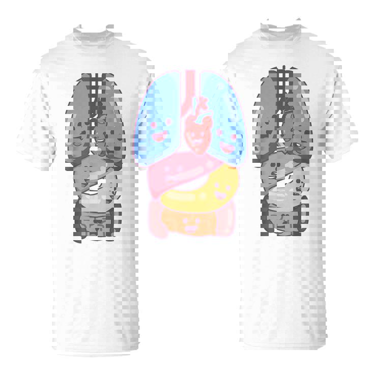 解剖学 生理学 心臓 肺 生命 器官 イラスト Tシャツ