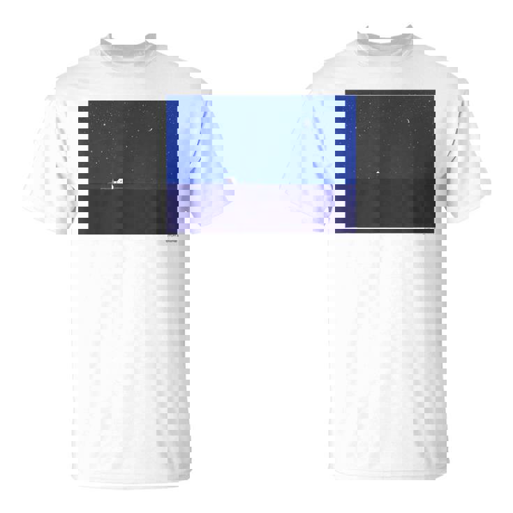 詩とメルヘン 葉祥明 真夜中 Tシャツ