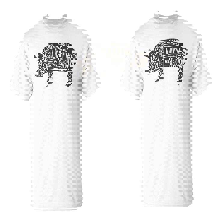 豚肉の部位 面白いtシャツ 豚 ブタ Bbq メンズ おもしろ 面白い 服 オリジナル グッズ ネタ バーベキュー ネタ Tシャツ