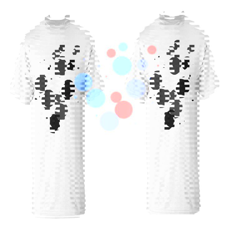 赤 青 ドット イベント 家族 お揃い Tシャツ