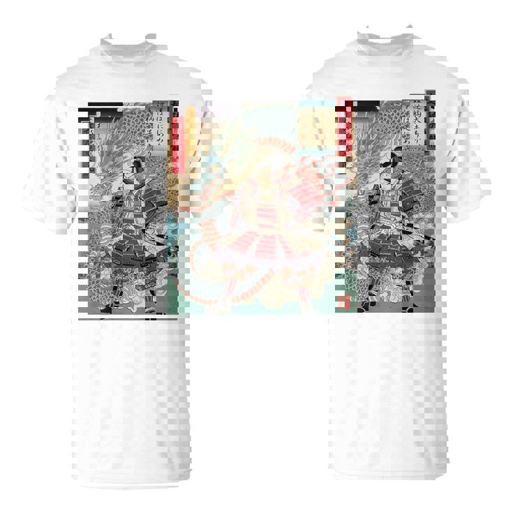 越後の龍 上杉謙信 長尾景虎 毘沙門天 軍神 バックプリント Tシャツ