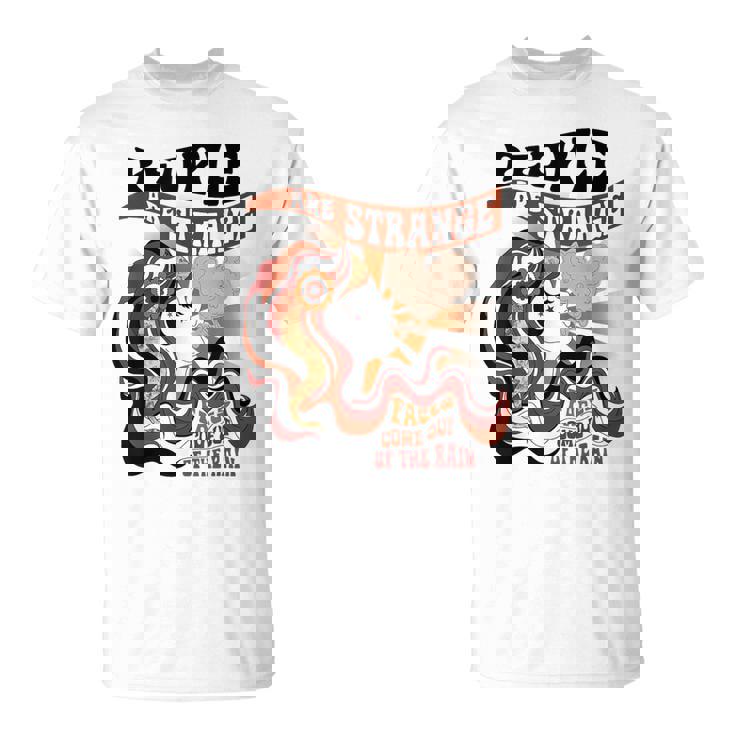 雨から顔が出てきて変な人が多いアパレル Tシャツ