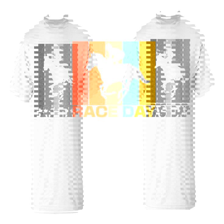 面白い 競馬 ビンテージ レースデー Ky ダービー 馬 ジョッキー Tシャツ