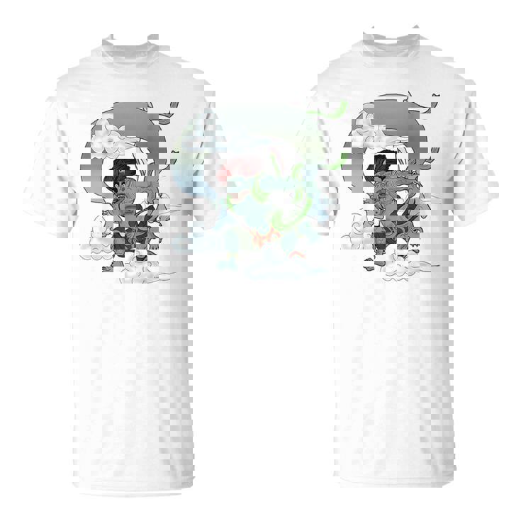 風神 日本の神 神話 守り神 Tシャツ