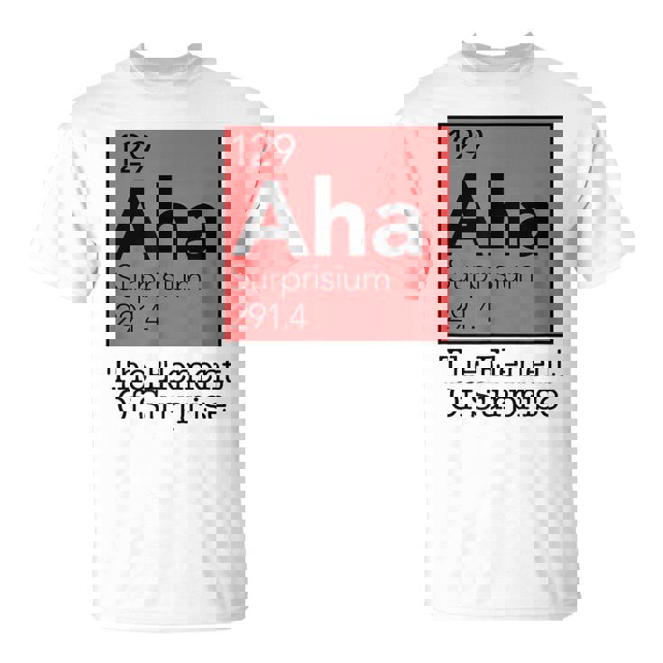 驚きの元素 周期表 129 アハ サプライズ Tシャツ