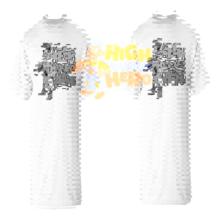 高圧ヒーロー 電子技術者 電気技師 Tシャツ