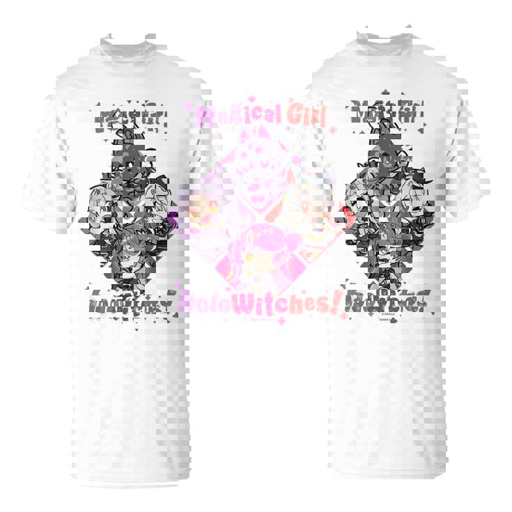 魔法少女ホロウィッチ！ 紫咲シオン・宝鐘マリン・沙花叉クロヱ Tシャツ