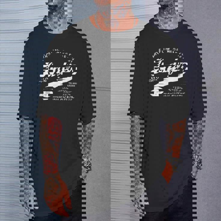 033W Angler アングラー ルアーフィッシング 釣り Tシャツ 彼への贈り物