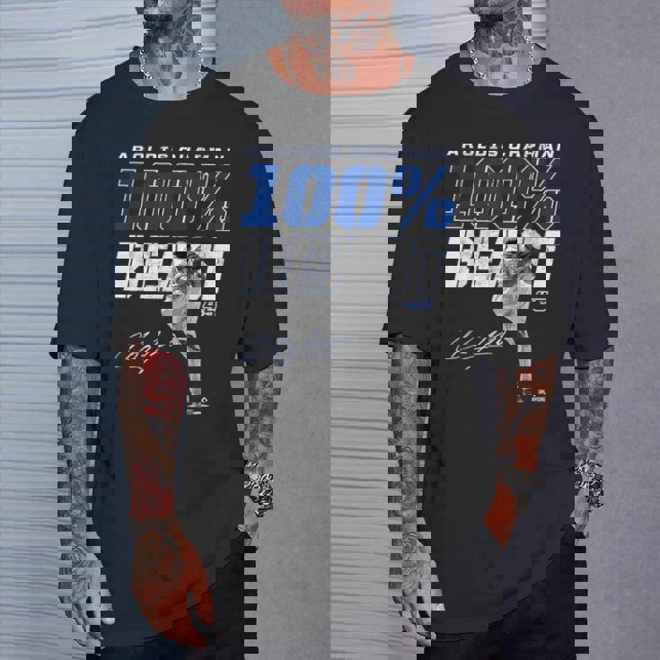 100 Beast Aroldis Chapman Texas Mlbpa Tシャツ 彼への贈り物