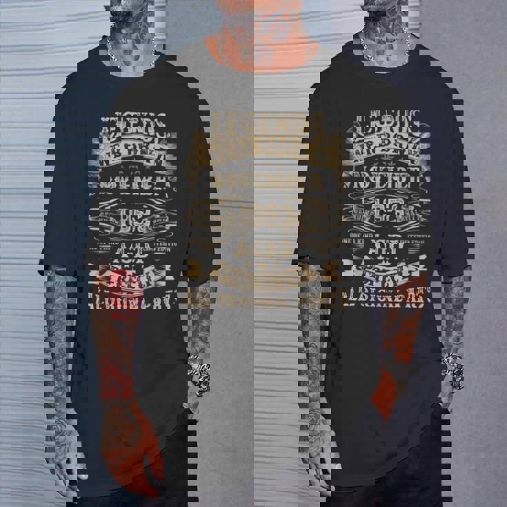 1953年11月 71歳 誕生日プレゼント 男性 71歳の誕生日 Tシャツ 彼への贈り物