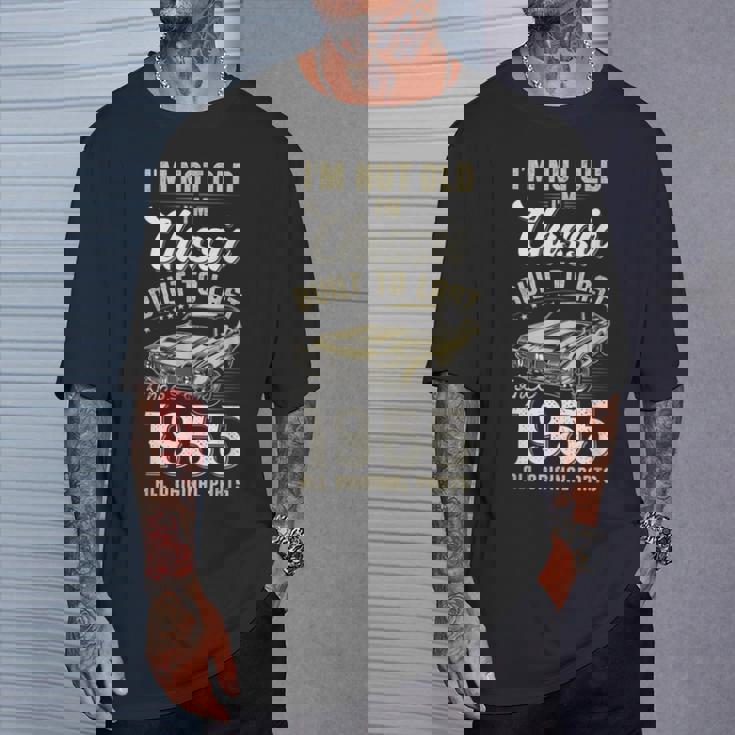 1955年生まれ、70歳の誕生日、クラシックカー Tシャツ 彼への贈り物