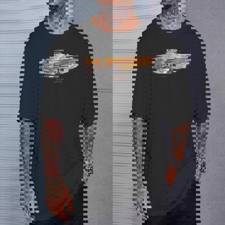 1958 インパラ ファイナルスコア ローライダー Kustom リードそり ホットロッド Tシャツ 彼への贈り物