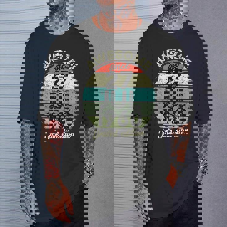 1960年7月27日 65歳の誕生日 65歳 2025年 誕生日 Tシャツ 彼への贈り物