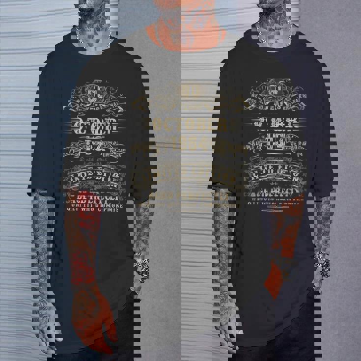 1964年10月 60歳 誕生日プレゼント 男性用 60歳 誕生日 Tシャツ 彼への贈り物