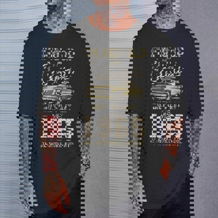 1965年生まれ、60歳の誕生日、クラシックカー Tシャツ 彼への贈り物