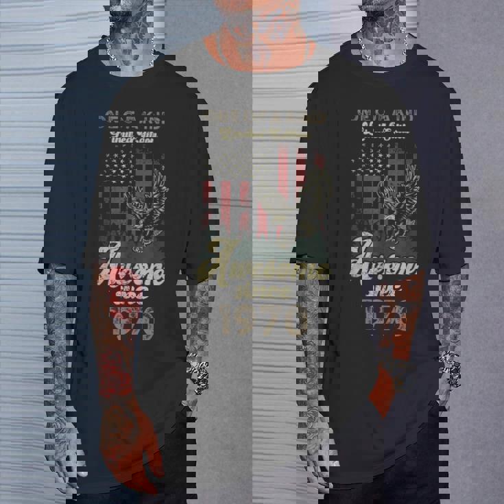 1970年、アメリカ国旗、イーグル、55歳の誕生日、愛国的 Tシャツ 彼への贈り物