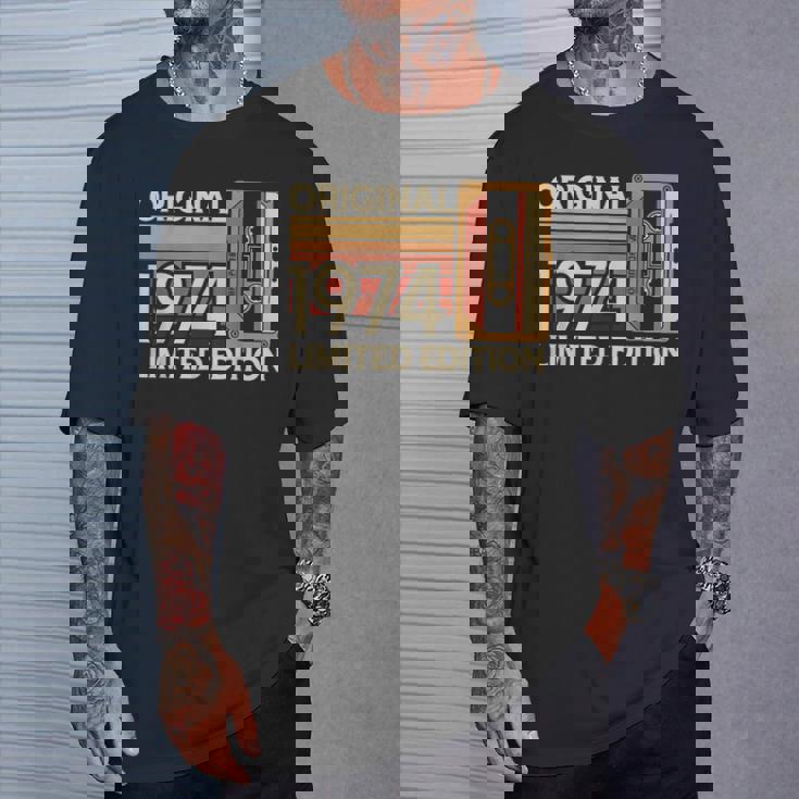 1974 誕生日 カセットテープ ヴィンテージ レトロ 1974 Tシャツ 彼への贈り物