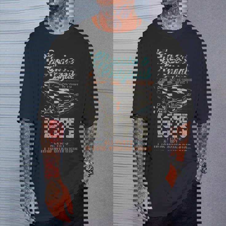 1975年生まれ ヴィンテージカー 50歳の誕生日 Tシャツ 彼への贈り物