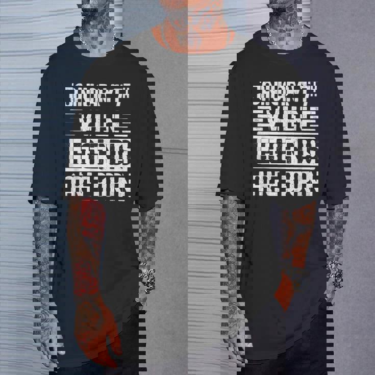 1月17日 誕生日 1月17日 誕生日プレゼント Tシャツ 彼への贈り物