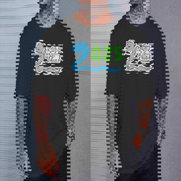 2025《巳年 蛇年》蛇 へび【どうぶつフレンズ】干支 十二支 ゆるくて かわいい 動物 イラスト 面白い Tシャツ 彼への贈り物