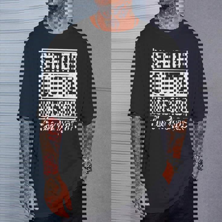 2025年のストレートアウトタ高校授業 Tシャツ 彼への贈り物