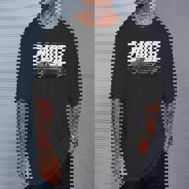 240Z クラシック オールドスクール 日本のクラシックカー Tシャツ 彼への贈り物