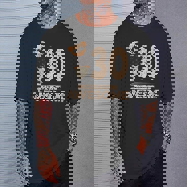 30歳の誕生日 メンズ レディース オリジナル 素晴らしいテディベア Tシャツ 彼への贈り物