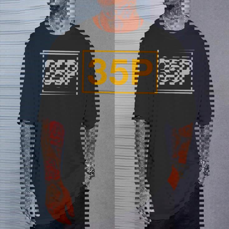 35P 暗号言語 Tシャツ 彼への贈り物