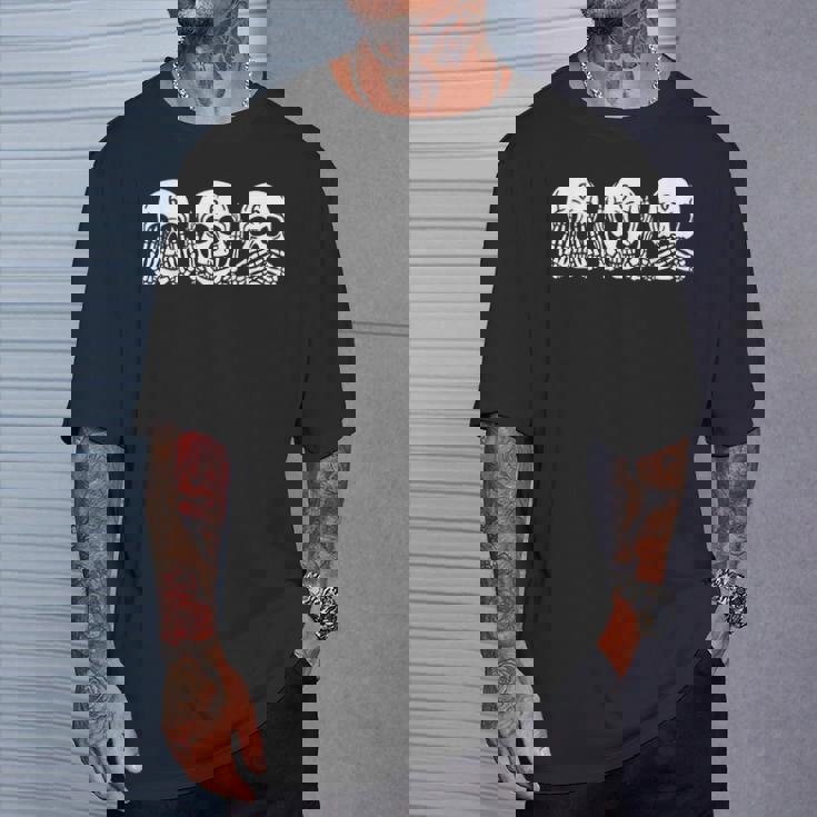 3Atanic 666Kullsee No Hear Nopeak No Evil Tシャツ 彼への贈り物