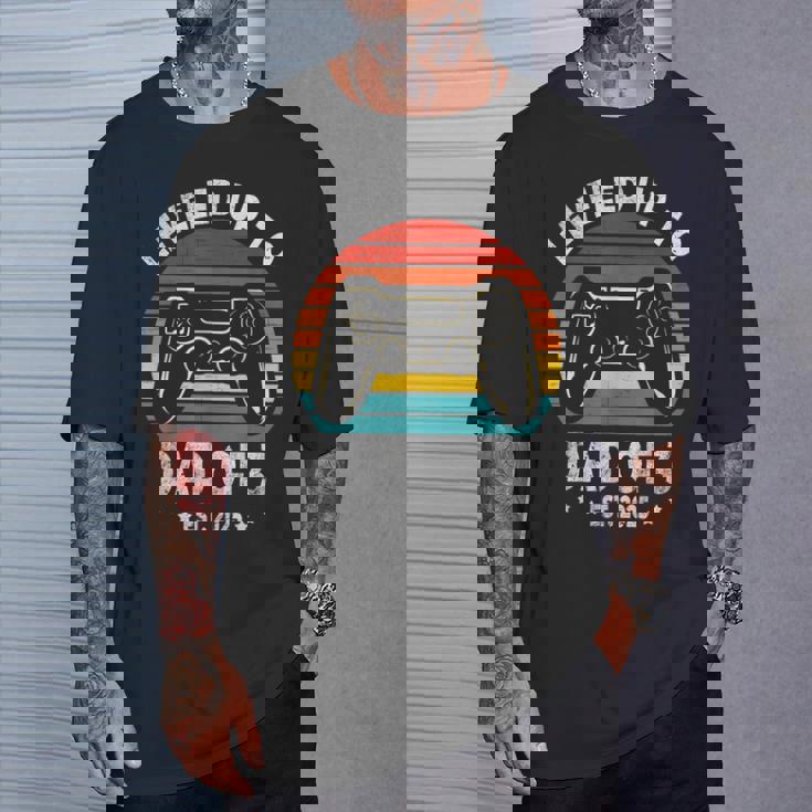 3人のお父さんにレベルアップ 再び3人のパパ 2025 父の日 Tシャツ 彼への贈り物