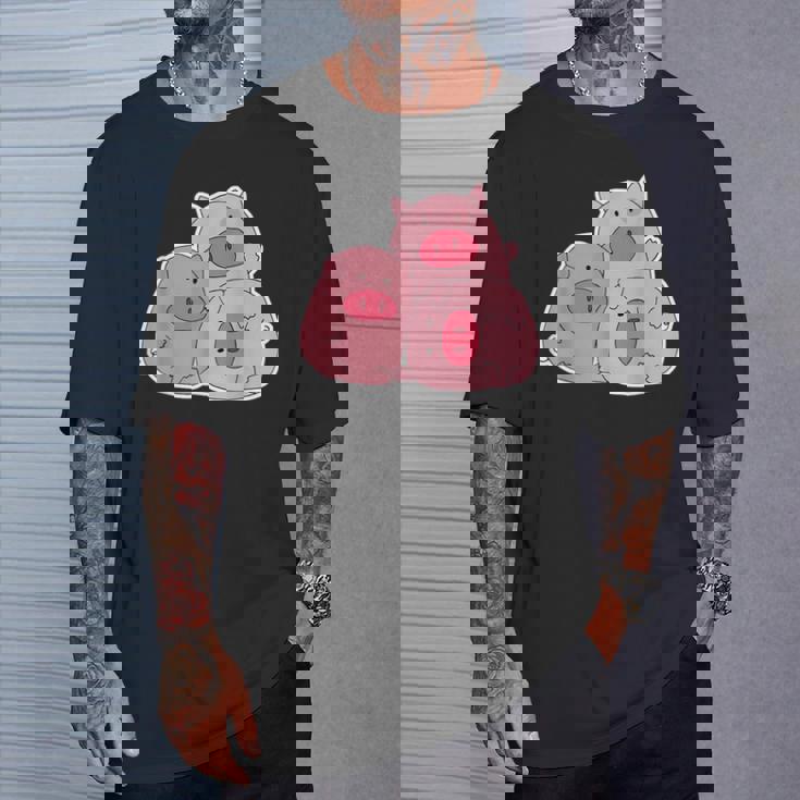 3匹の小さな豚 Tシャツ 彼への贈り物